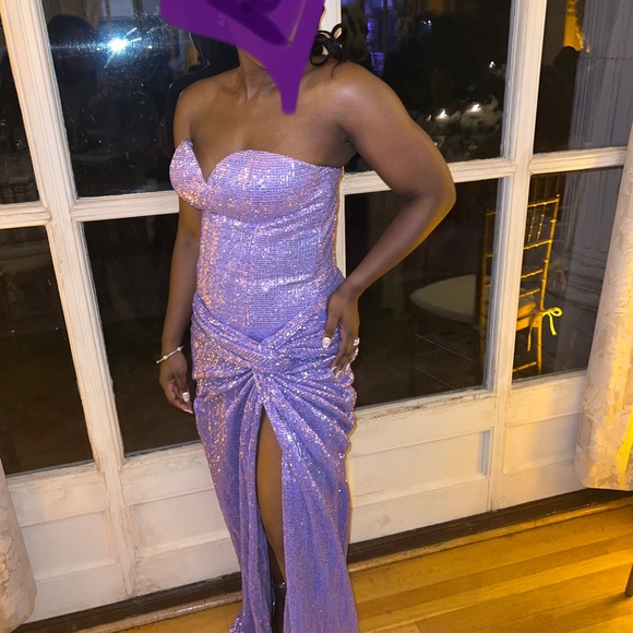 LIASTUBLLA designer sequins gown/co-ord set for wedding/prom/blacktie - Picture 8 of 14